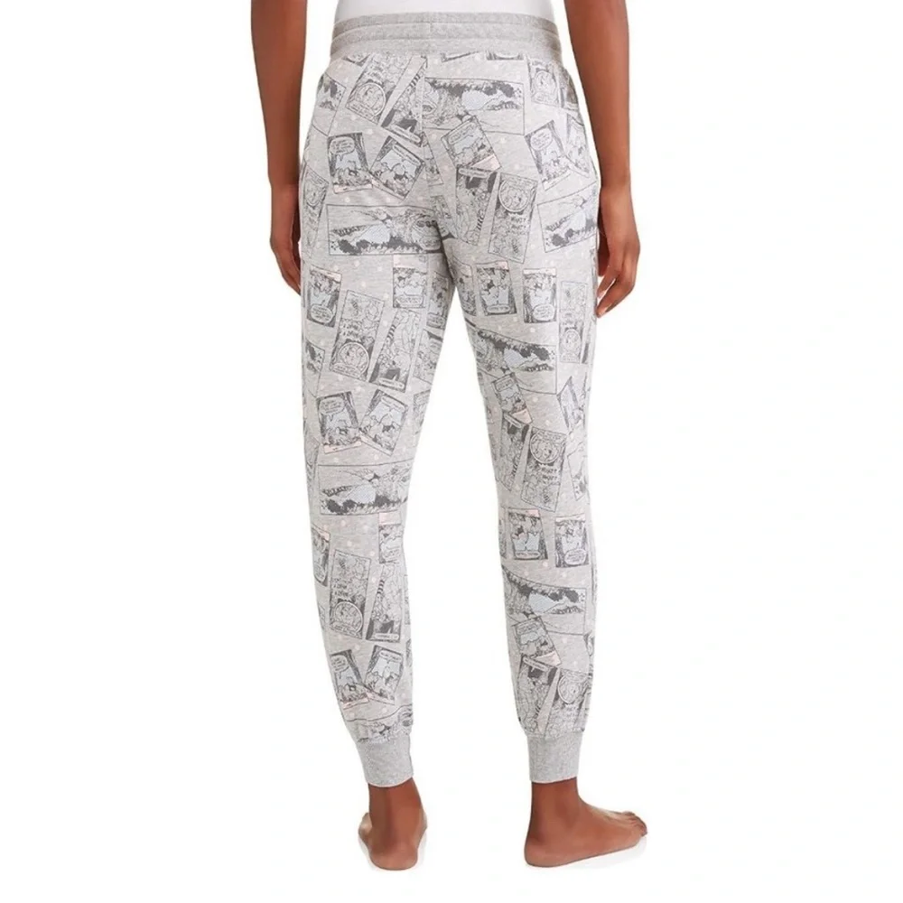 Disney‎ Winnie The Pooh pajama jogger sleep lounge pants Size small 4-6 in grey